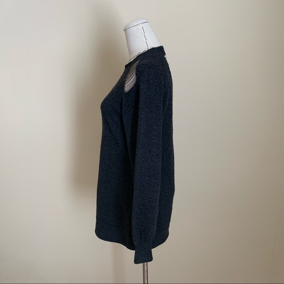 Mike Gonzalez Ella Sweater with Chain Cutouts Cashmere Wool Blend - Picture 9 of 13